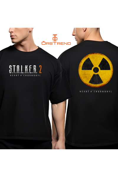 ÖRSTREND S.T.A.L.K.E.R. 2 Baskılı Oversize Tişört