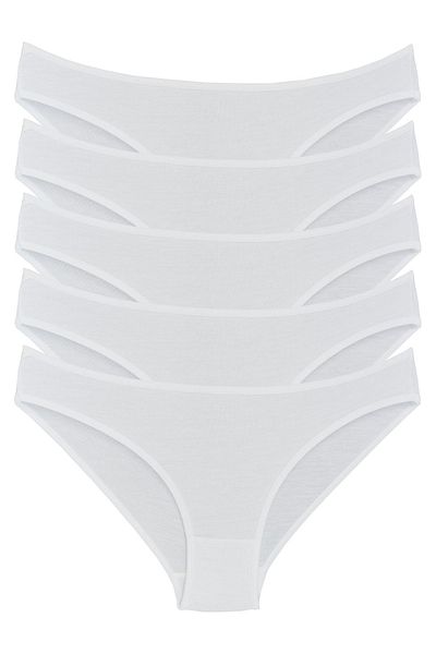 Bluence Slip din viscoză Lycra cu talie joasă 5 buc