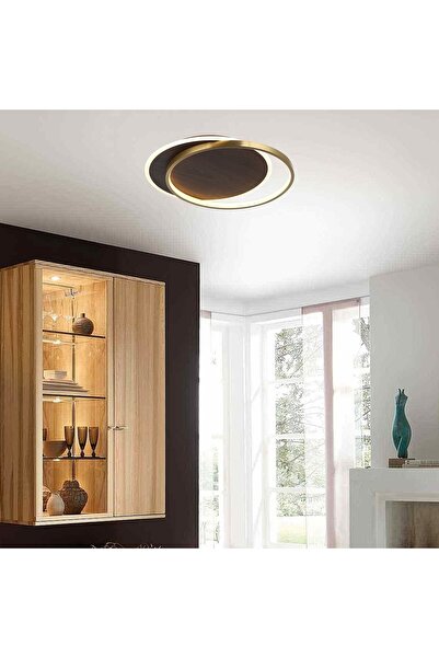 LUCEA Nevıs 2 Lı K.yuv Eskıt/ahsap Ledlı Plafonyer