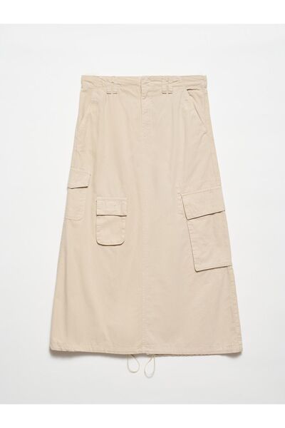Dilvin 80891 Карго-спідниця середньої довжини-Камінь