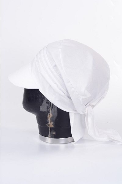 mercantoptan Women's Safari Tie-Up Scarf with Brim Bandana Beach Hat