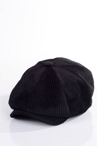 mercantoptan Winter Velvet Model British Men's Cap Hat