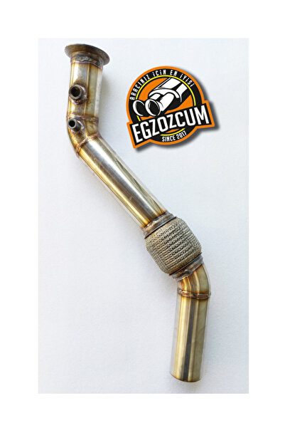 EGZOZCUM Bmw F30 - F10 - E90 Uyumlu Downpipe (DİESEL) Dizel Egzoz Uyumlu