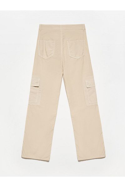 Dilvin 70877 Side Pocket Parachute Trousers-stone