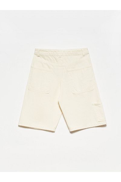 Dilvin 70990 Bermuda Shorts-ecru