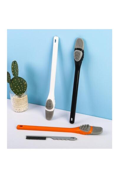 Hayveys فرشاة تنظيف المرحاض والمرحاض من السيليكون وتفاصيل دقيقة - مجموعة من ق...