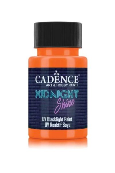 Cadence MIDNIGHT SHINE UV REAKTIF BOYA MS- 03 TURUNCU SARI 50 ML