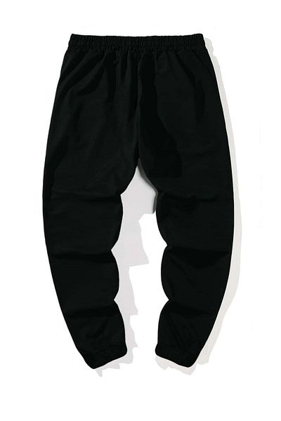 modaberry City Of Angels Sweatpants Jogger - Μαύρο εμπριμέ ψηλόμεσο ελαστικό πόδι