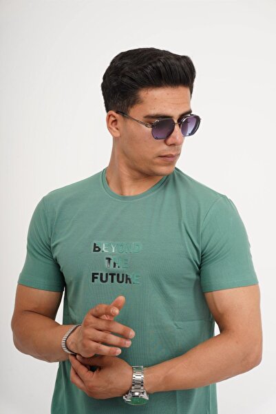 Est Estola Ανδρικό ύφασμα Slim Fit Lycrea Crew Neck Esny Soft με υφή