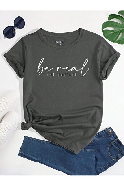 SeusCraft Μπλουζάκι Be Real - Καλοκαιρινό κοντομάνικο μπλουζάκι με στάμπα καπ...