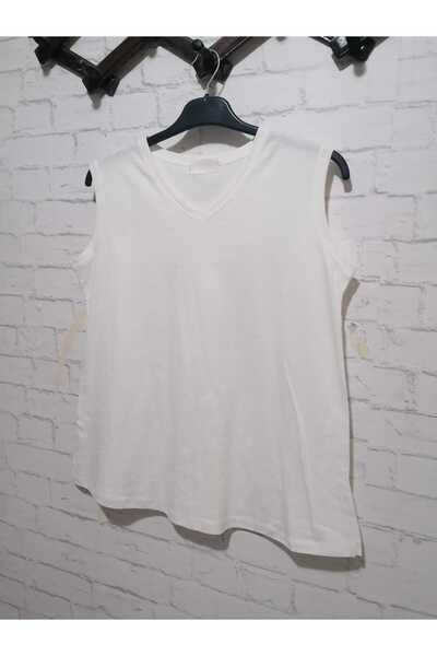 anne moda ankara Βαμβακερό Χτενισμένο Καλοκαιρινό Αμάνικο Εσώρουχο - Buluz