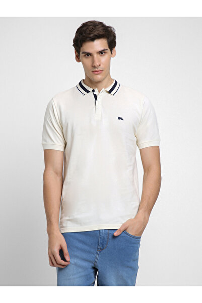 Dennis Lingo By Styli Contrast Tipping Collar Detail Slim Fit Polo