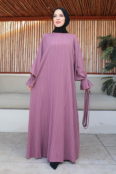 KADEEM Φόρεμα Oversize Ruffle Sleeve-Lara ύφασμα