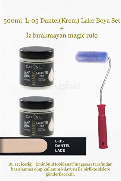 Cadence Boya Cadence Handy Lake -l-05 Dantel 500ml Vernik Gerektirmeyen Boya ...