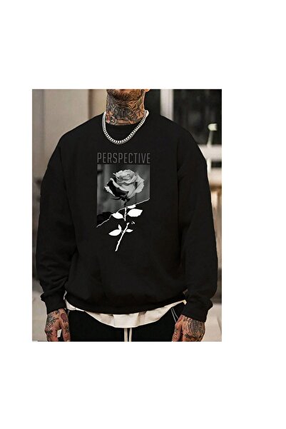 SeusCraft Φούτερ με στάμπα Perspective