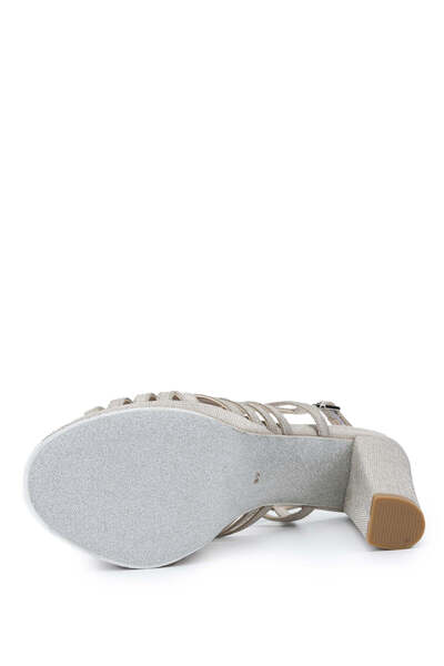 Tamer Tanca Women's - Vegan Gold Color Heeled Sandals