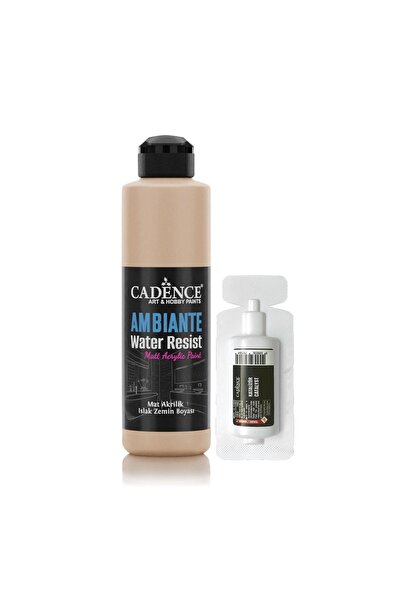 Cadence Ambiante Suya Dayanıklı Akrilik Boya Aw-16 Karton 250ml + Katalizör 10gr