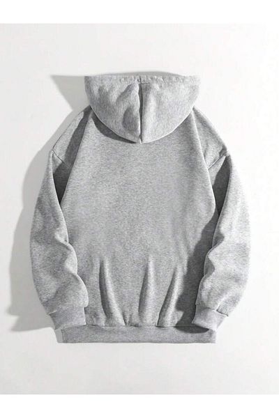 modaberry Awesome Vintage League Grey Oversize Φούτερ - Χοντρή κουκούλα