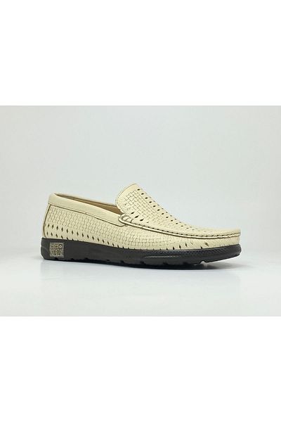Clasica Παπούτσια από γνήσιο δέρμα Beige Rok - GENUINE