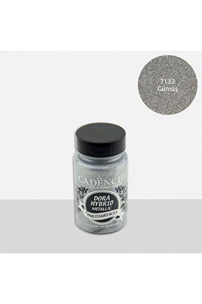 Cadence Dora Hibrit Metalik Multisurface Akrilik Boya 90 Ml 7132 Gümüş