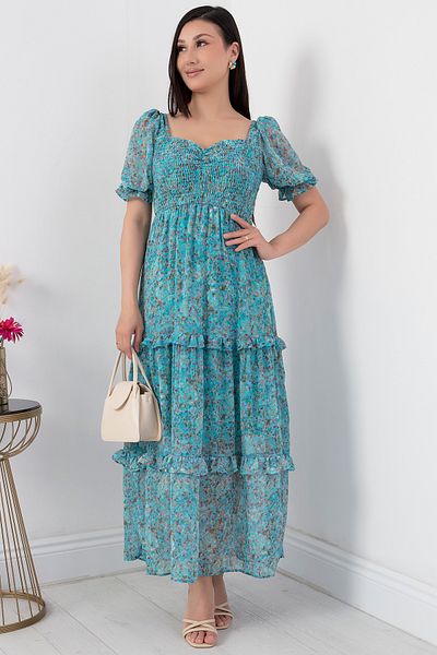 PULLIMM Φόρεμα σιφόν - Gipeli και Floral Print, GRS3230