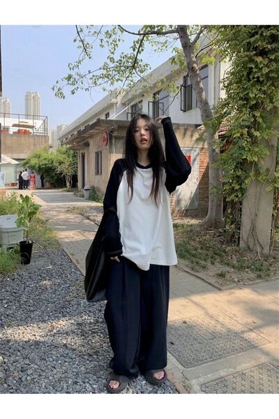 Köstebek Παλιό μακρυμάνικο μπλουζάκι Unisex σε στυλ Raglan