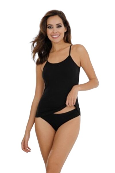 DONLİZZA Athlete Panties Set Black Color