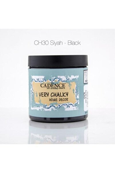 Cadence Very Chalky Home Decor Mobilya Boyası 500 Ml. 30 Siyah