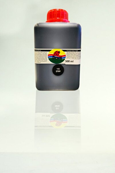 Desen Siyah Kumaş Boyası 500ml.(110-siyah)