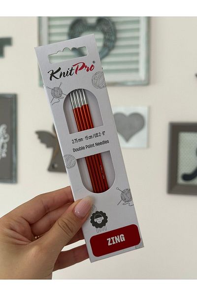 KnitPro Σετ κάλτσες Zing 2,75 mm 5 τεμαχίων - 15 cm