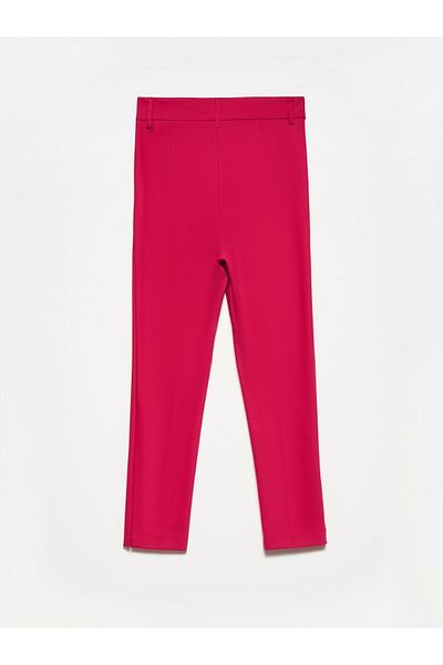 Dilvin 70690 High Waist Classic Trousers-fuchsia