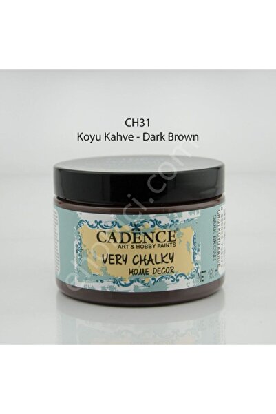 Cadence Very Chalky Home Decor Mobilya Boyası 150 ml. 31 KOYU KAHVE