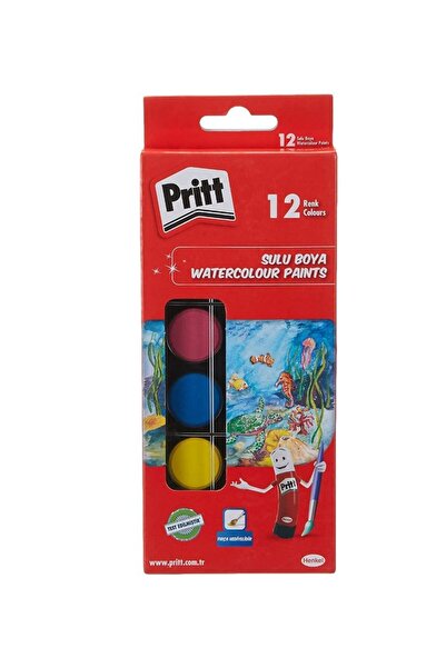Pritt 12li Suluboya Seti |Çocuklar İçin sulu boya seti|
