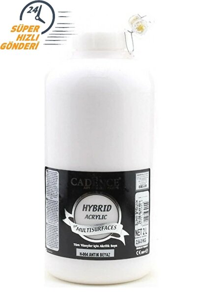 Cadence Boya Cadence Antik Beyaz H-004 2 Litre-tüm Yüzeyler Için Akrilik Boya...