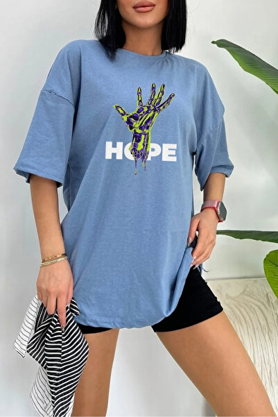 oneagılyazı Μπλουζάκι με στάμπα Oversize Hope