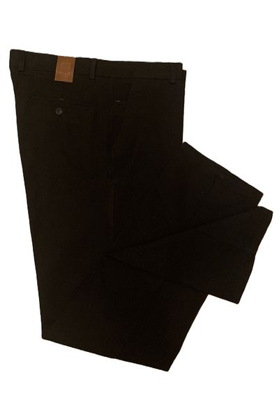 Gruva Men's Regular Fit Regular Cut Lycra Flexible Comfortable High Waist Gabardine Linen Trousers