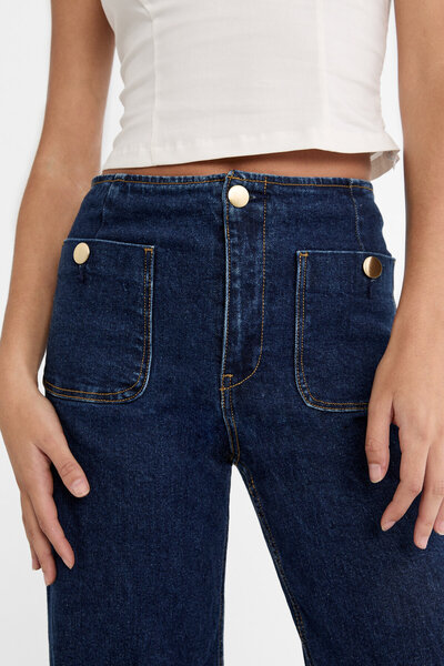 Stradivarius Cepli minimal jean