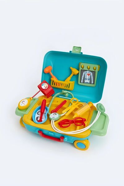 Apexma Çocuklar İçin Eğitici ve Eğlenceli Oyuncak Bavullu Meslek Doktor Seti ...