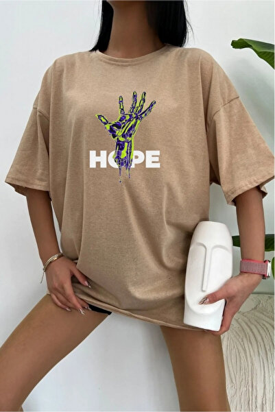 oneagılyazı Μπλουζάκι με στάμπα Oversize Hope