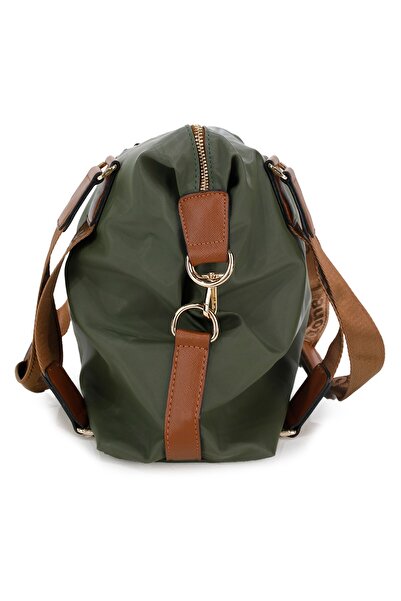 Shinzone Kadın Saten Valiz Haki Çanta