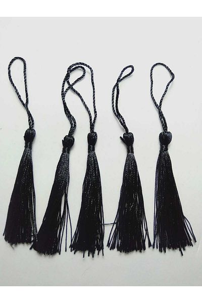 Eskişehir hobi sanat 5 Pieces 7 Cm Black Tassel