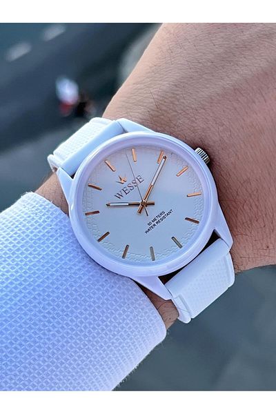 Wesse 50 Mt Water Resistant Silicone Cordon Young Unisex Sports Wristwatch - WWG.2093.02