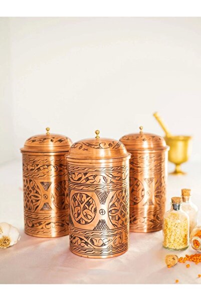 Bakır Concept BAKIR BAHARATLIK OYMA NAKIŞ İŞLEME UZUN MODEL MAT BAKIR RENK TE...