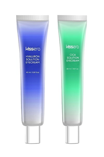 KİSSERA مجموعة كريمات مميزة لمحيط العين تحتوي على 7 أنواع من حمض الهيالورونيك