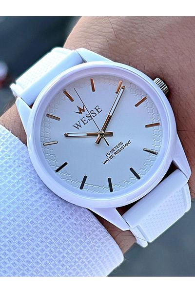 Wesse 50 Mt Water Resistant Silicone Cordon Young Unisex Sports Wristwatch - WWG.2093.02