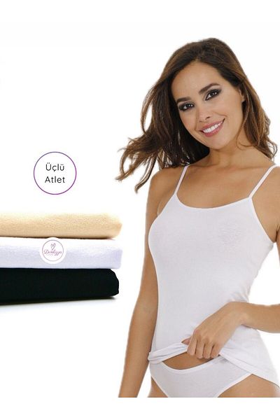 DONLİZZA رياضي بشرة بيضاء وسوداء 3 قطع