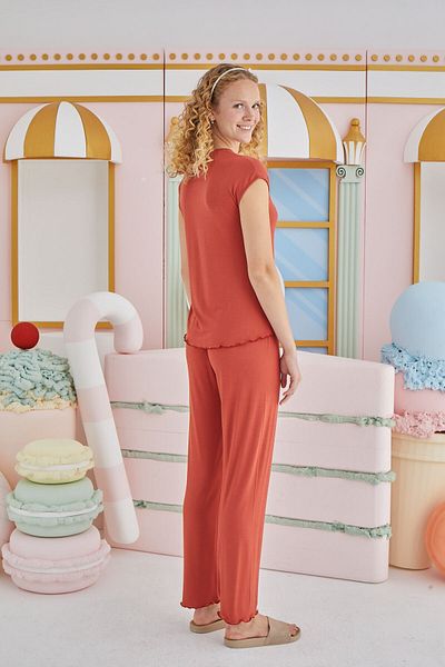 Sevim 15848 Model Printed Pajama Set