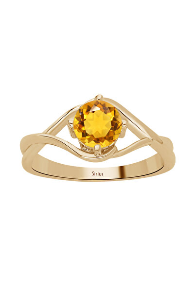 Sirius Pırlanta Sitrin Taşlı Moana Yüzük 0602R0059