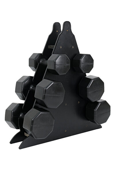 Besinistanbul PS SPOR 3 ÇİFT DAMBIL SET  6 KG + 8 KG + 10 KG + STAND