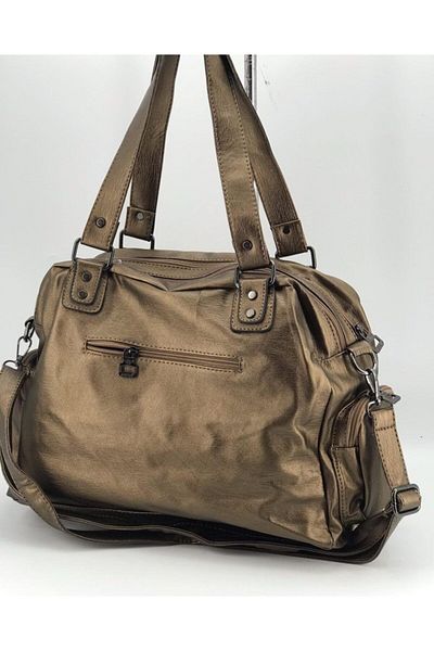 MEGA ÇANTA Women's Copper Shoulder Bag